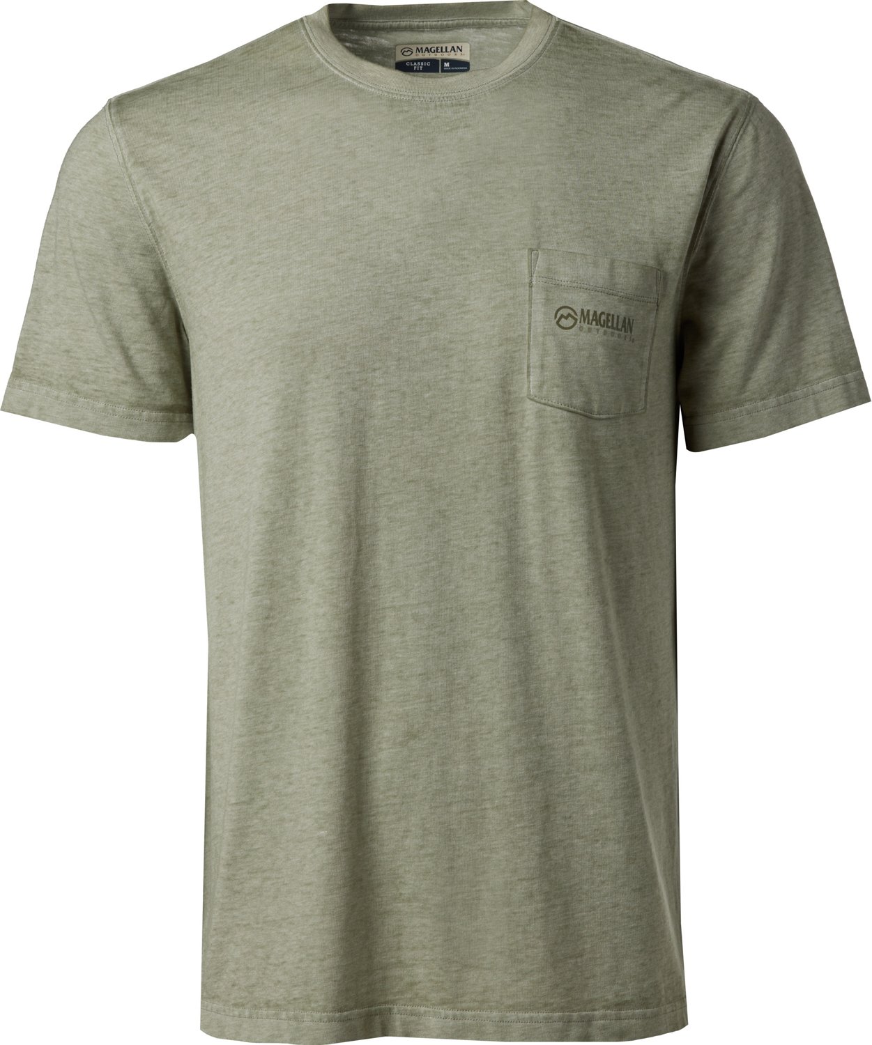 Magellan Outdoors Men's Campfire Washed Pocket Short Sleeve T-shirt