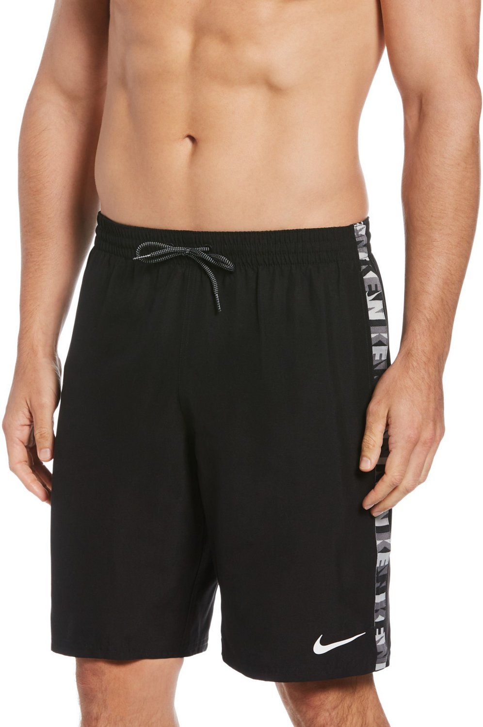 Nike Men's Tape Volley Shorts 9 in Academy