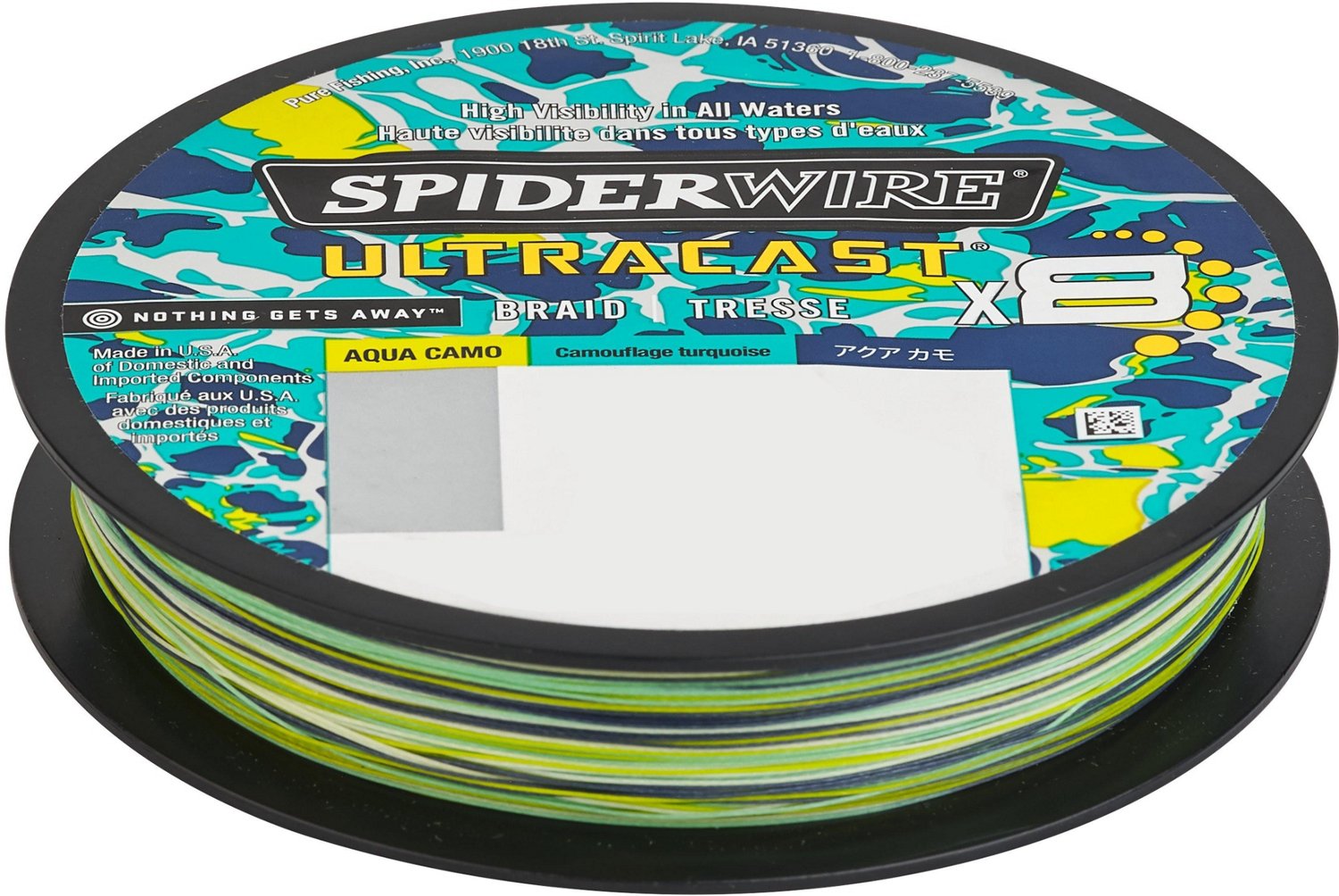 Spiderwire UltraCast Vanish Dual Spool 164 yd Fishing Line