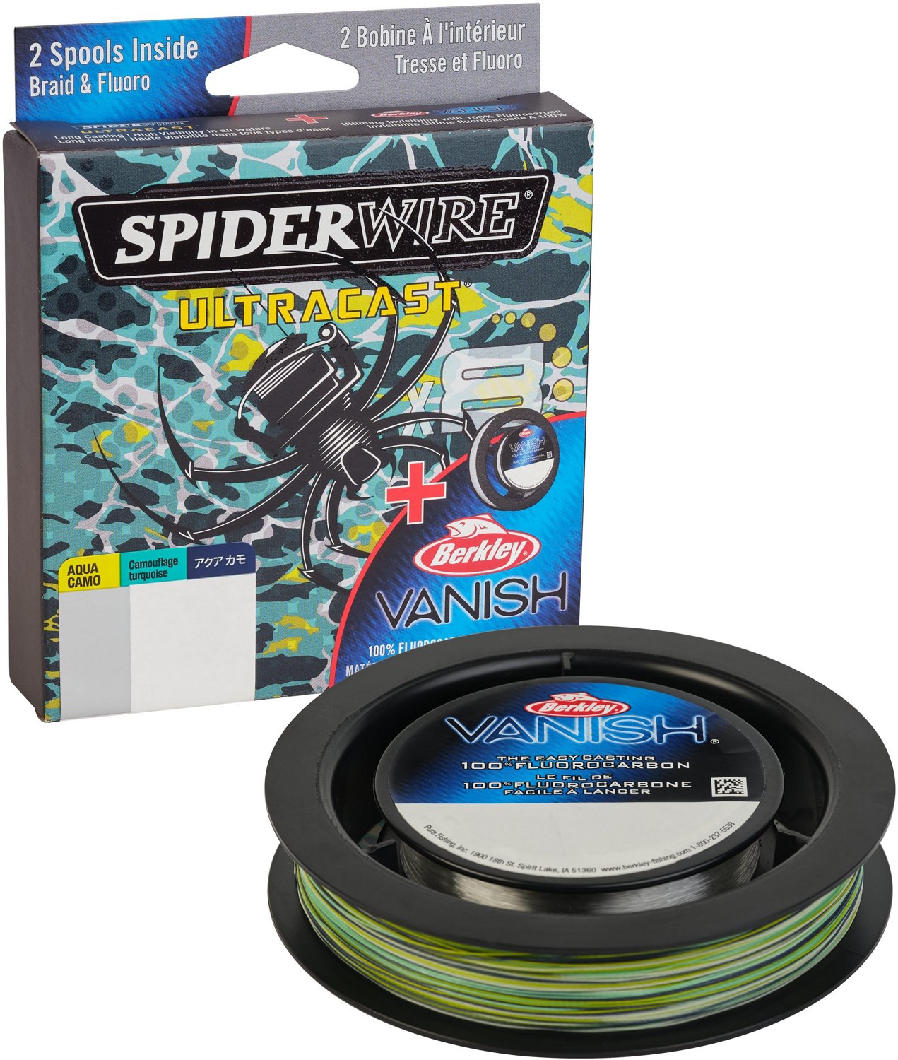 Spiderwire UltraCast Vanish Dual Spool 164 yd Fishing Line                                                                       - view number 6
