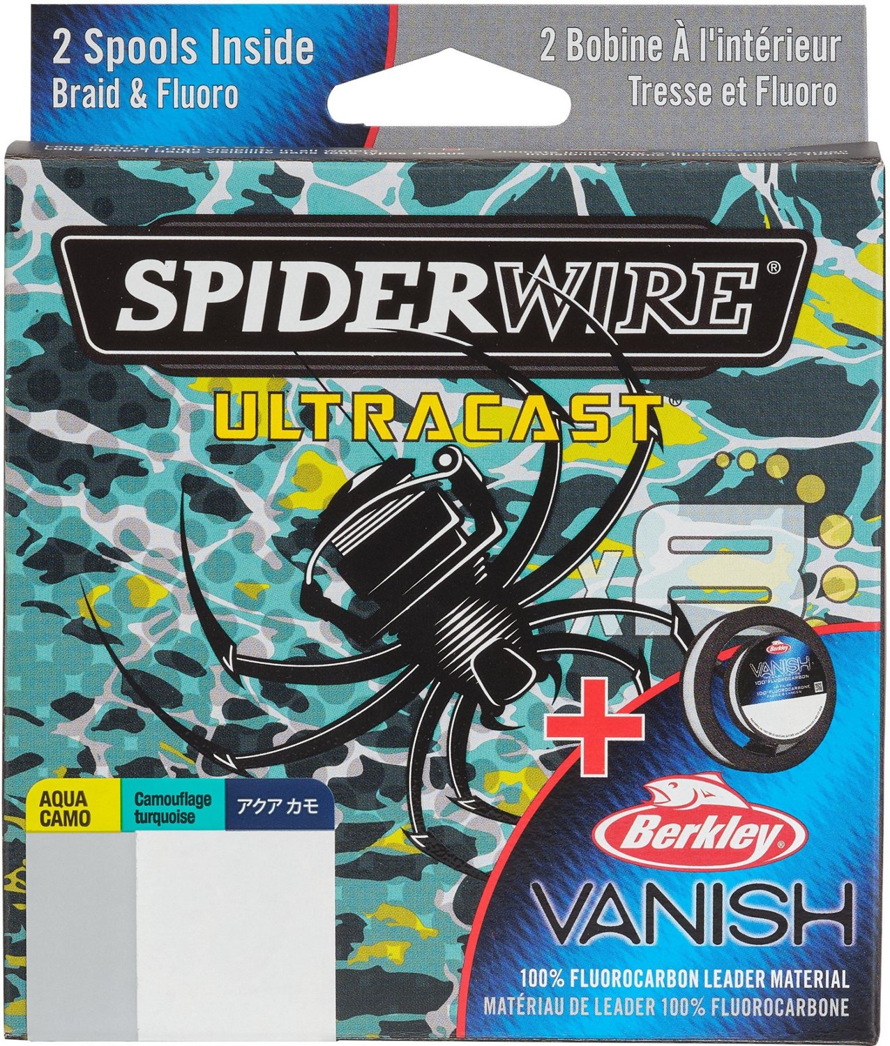 Spiderwire UltraCast Vanish Dual Spool 164 yd Fishing Line