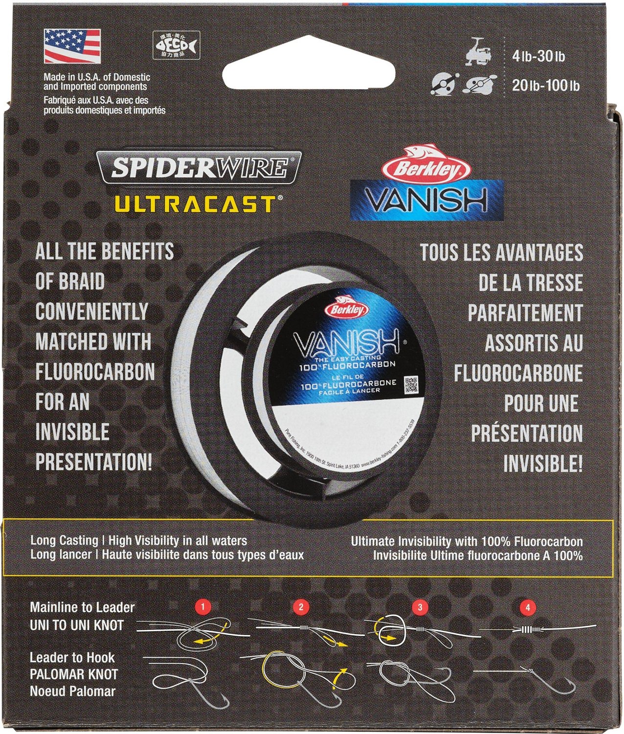 Spiderwire UltraCast Vanish Dual Spool 164 yd Fishing Line                                                                       - view number 8