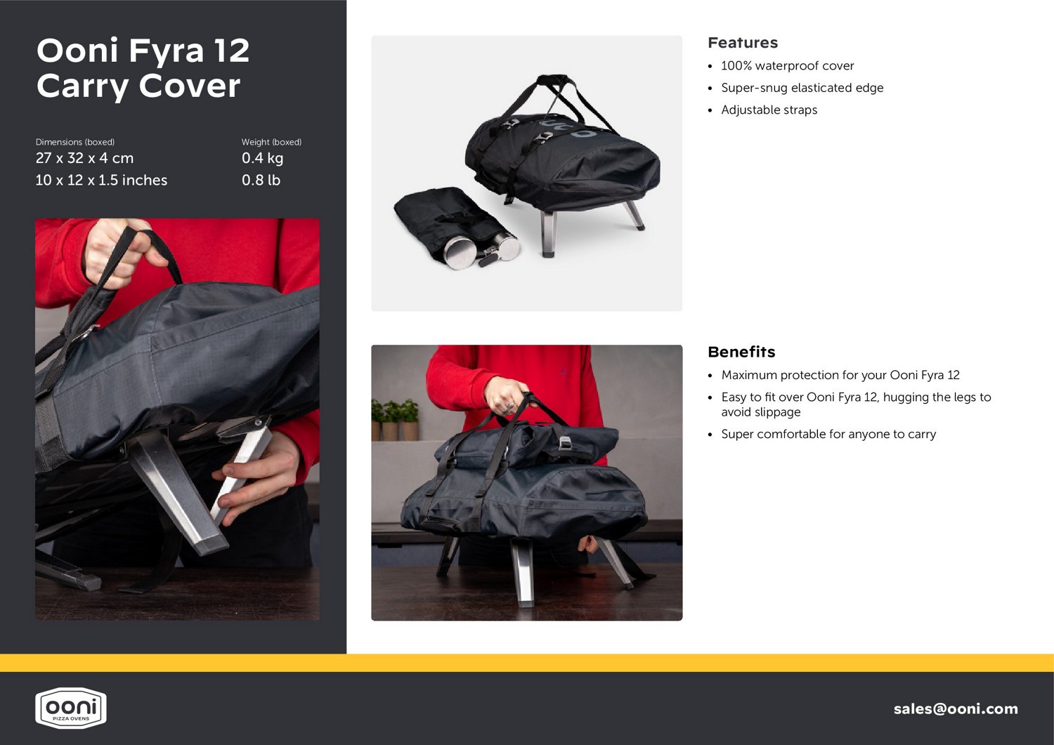 Ooni Fyra 12 in Carry Cover                                                                                                      - view number 3