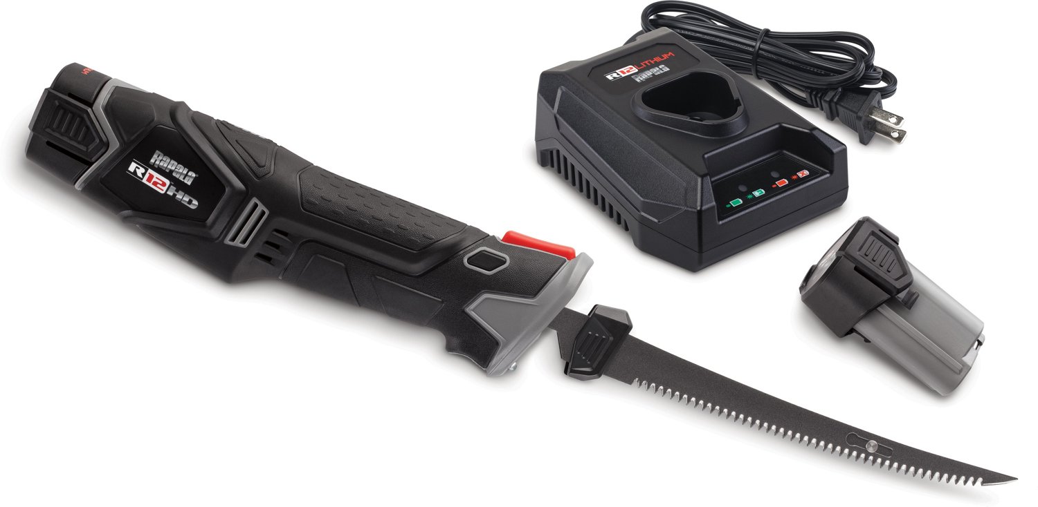 Rapala R12 HeavyDuty Lithium Ion Fillet Knife Combo Academy