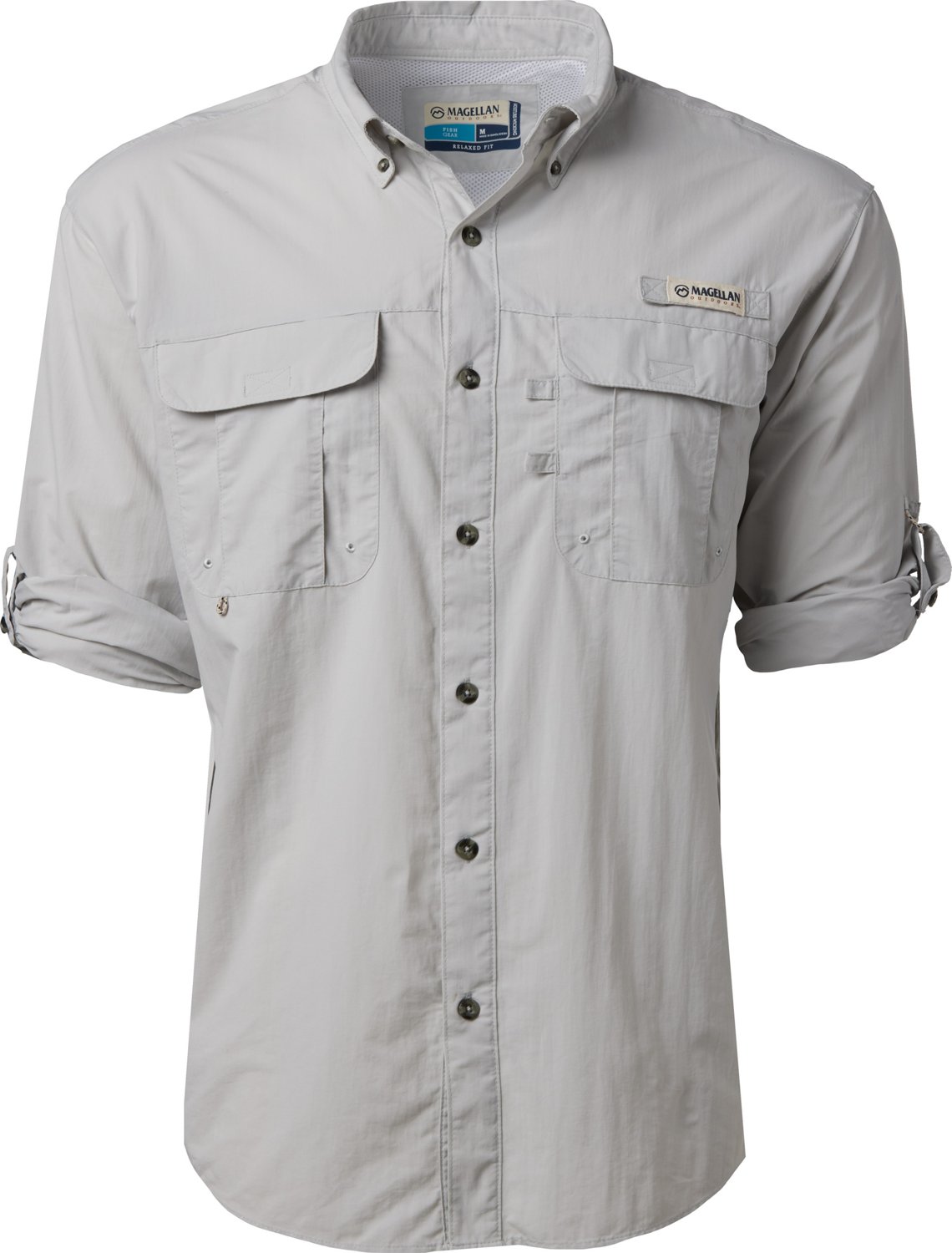 Magellan Outdoors Men's Laguna Madre Solid Long Sleeve Fishing Shirt - view number 6
