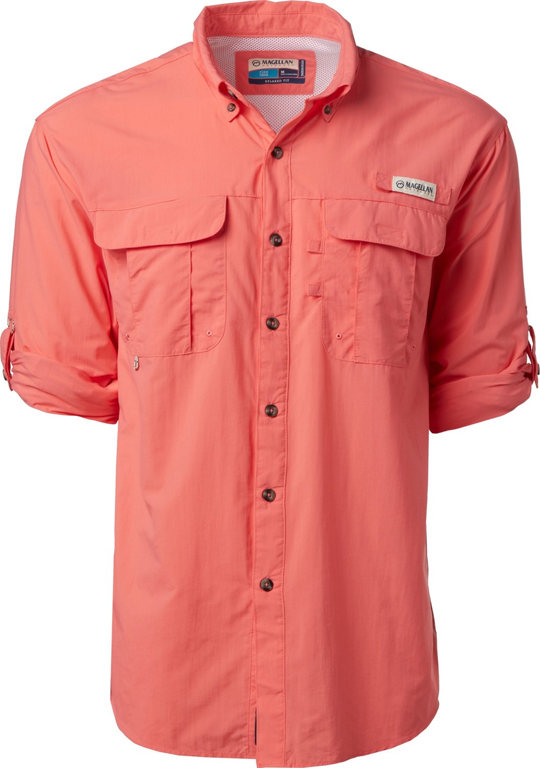 Magellan Outdoors Men's Laguna Madre Solid Long Sleeve Fishing Shirt - view number 6