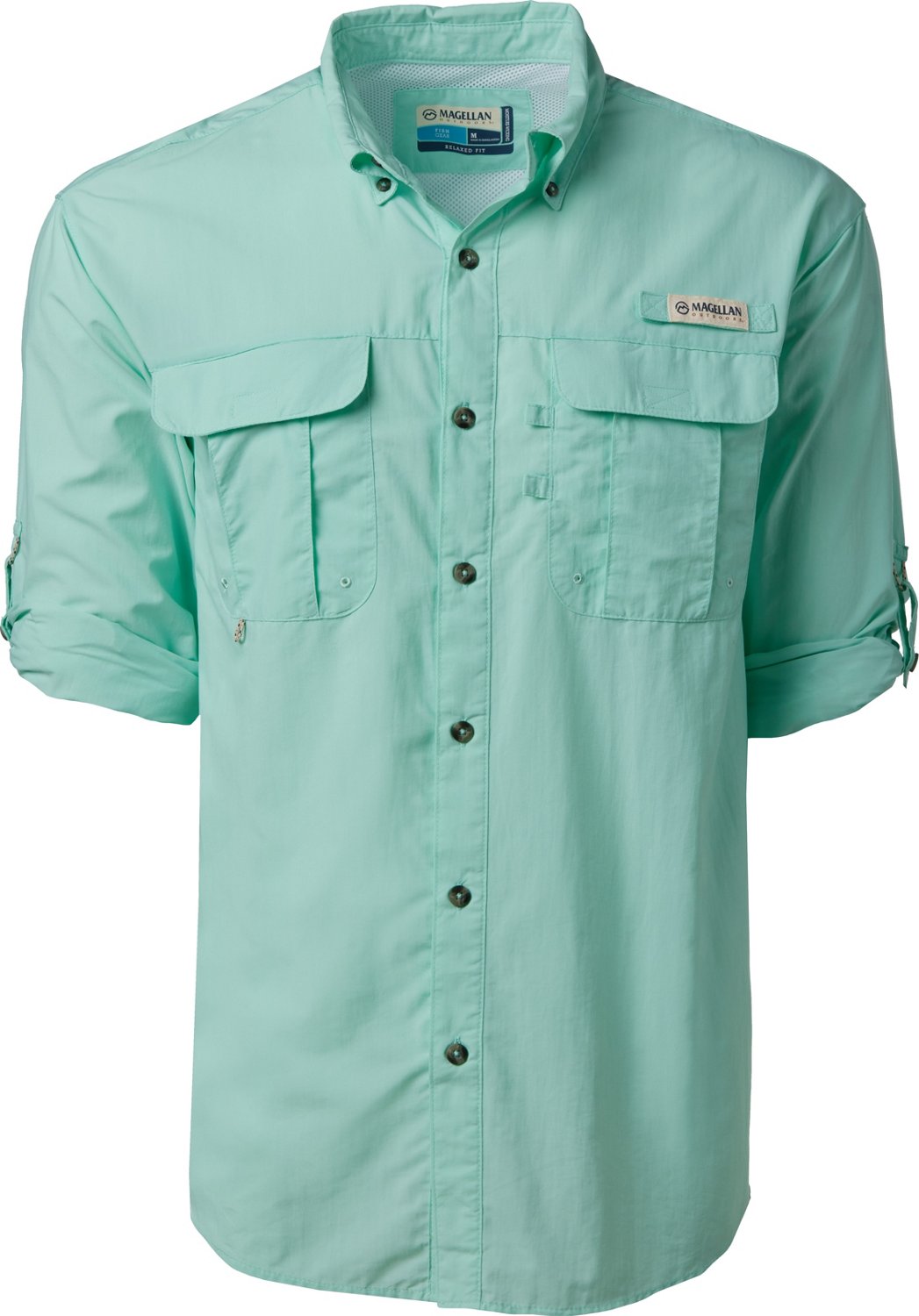 Magellan Outdoors Men's Laguna Madre Solid Long Sleeve Fishing Shirt - view number 6