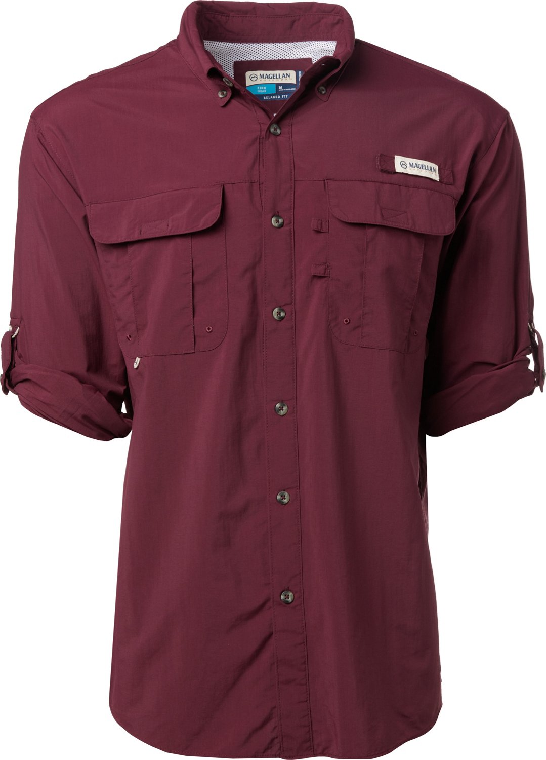 Magellan Outdoors Men's Laguna Madre Solid Long Sleeve Fishing Shirt - view number 7