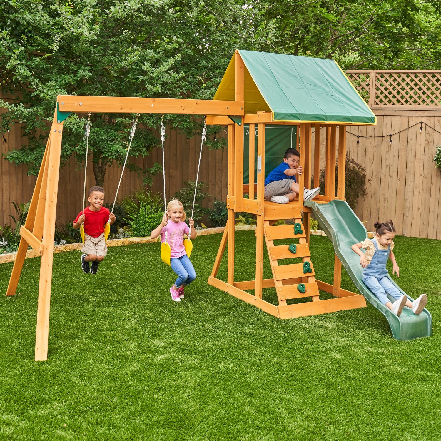 KidKraft Appleton Swing Set Academy