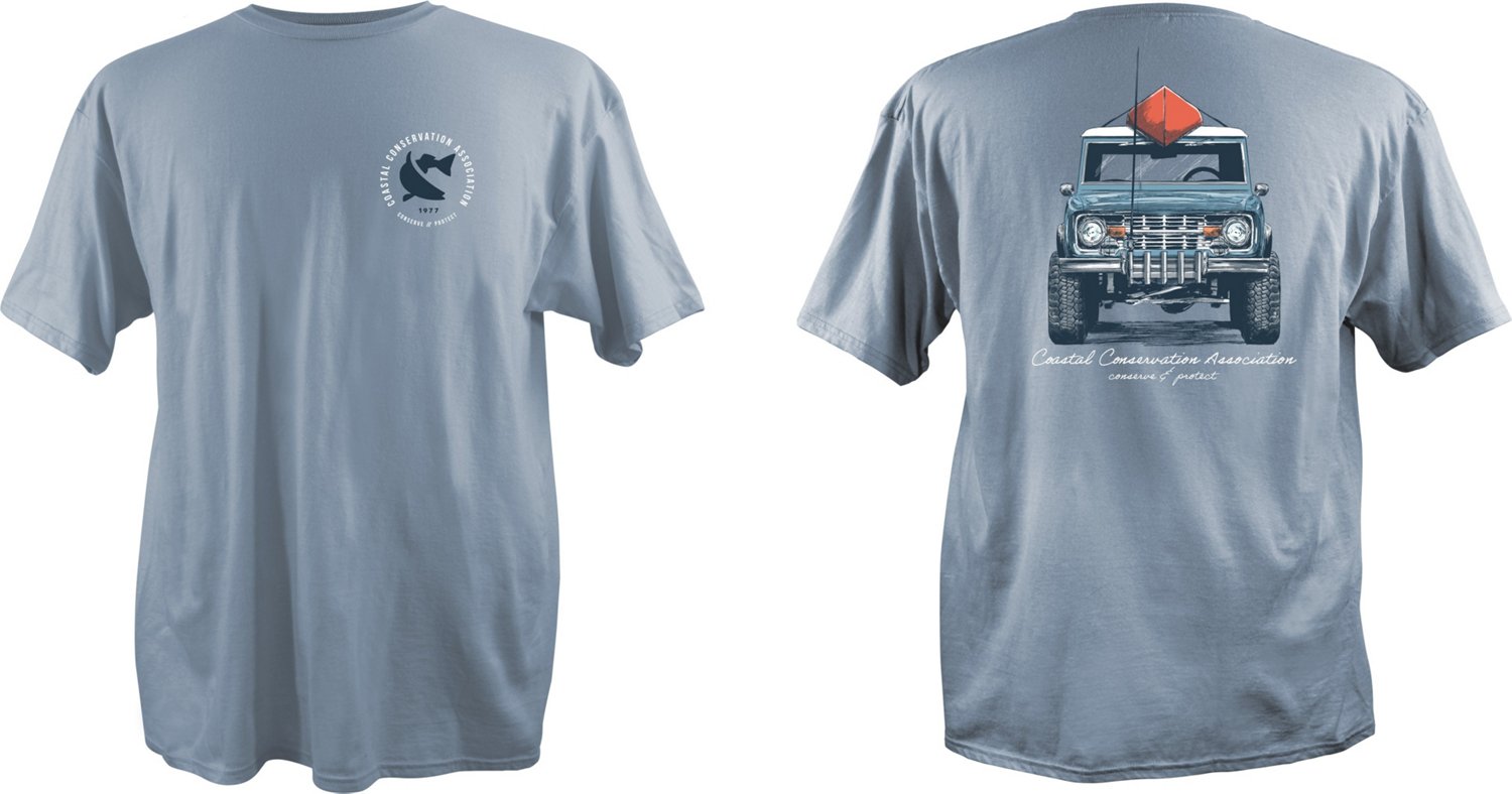 CCA Men's Bronco Fishing Rig Jersey Short Sleeve T-shirt