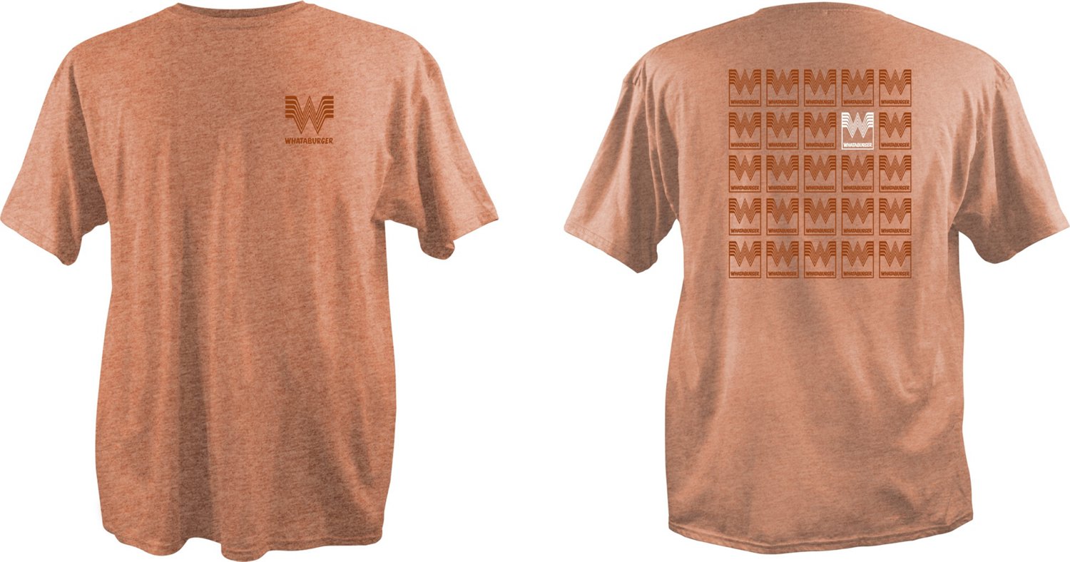 Whataburger Men's Multiple W Back Graphic Tshirt Academy