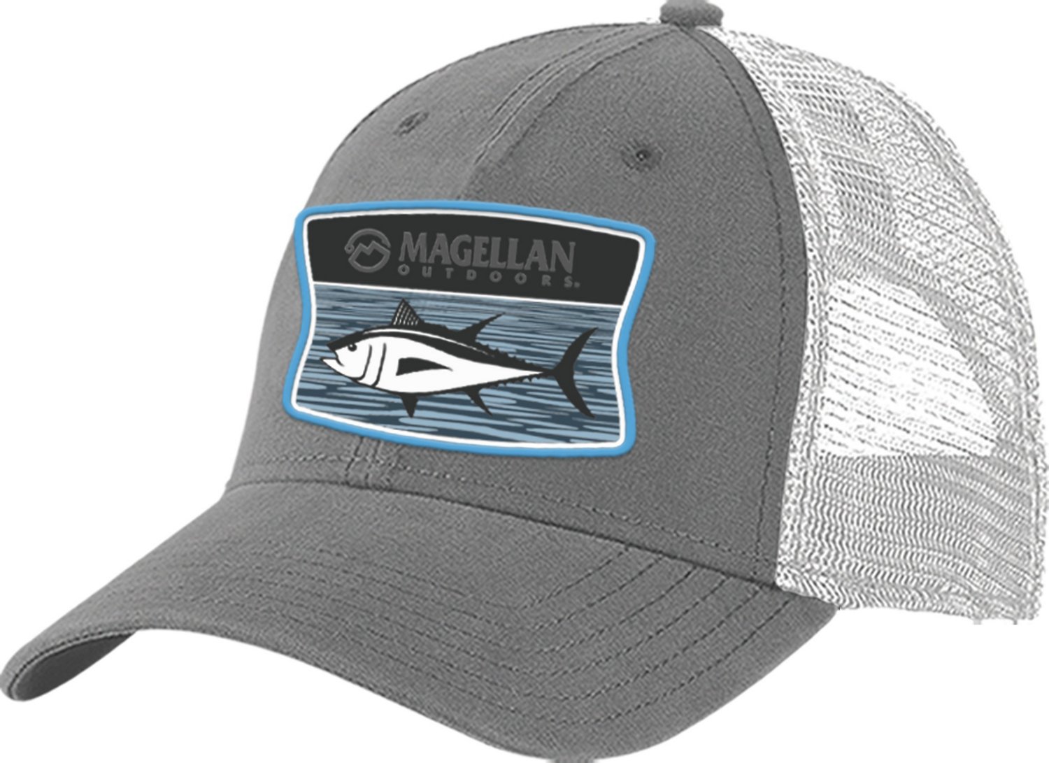 Magellan Outdoors Men's Tuna Wave Patch Trucker Cap | Academy