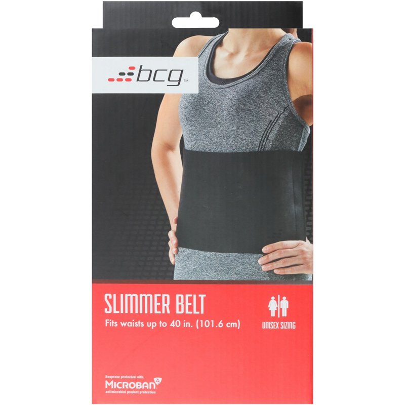 BCG Slimmer Belt Black - Exercise Accessories at Academy Sports