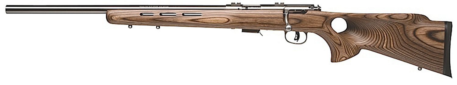 Savage Arms Laminated Fixed Thumbhole 17 HMR Bolt Action Rifle Left ...