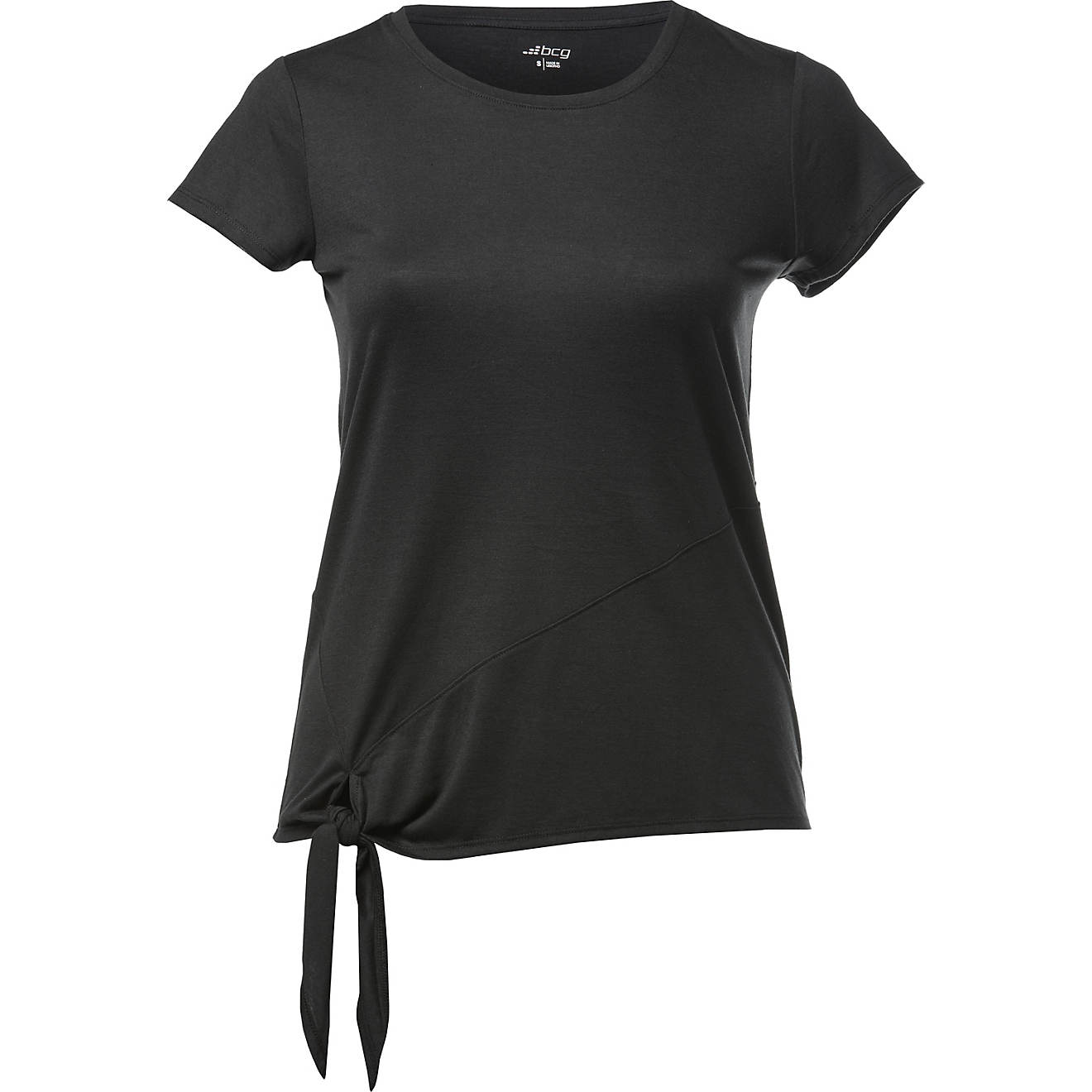 BCG Women's Front Tie Short Sleeve T-shirt                                                                                       - view number 1