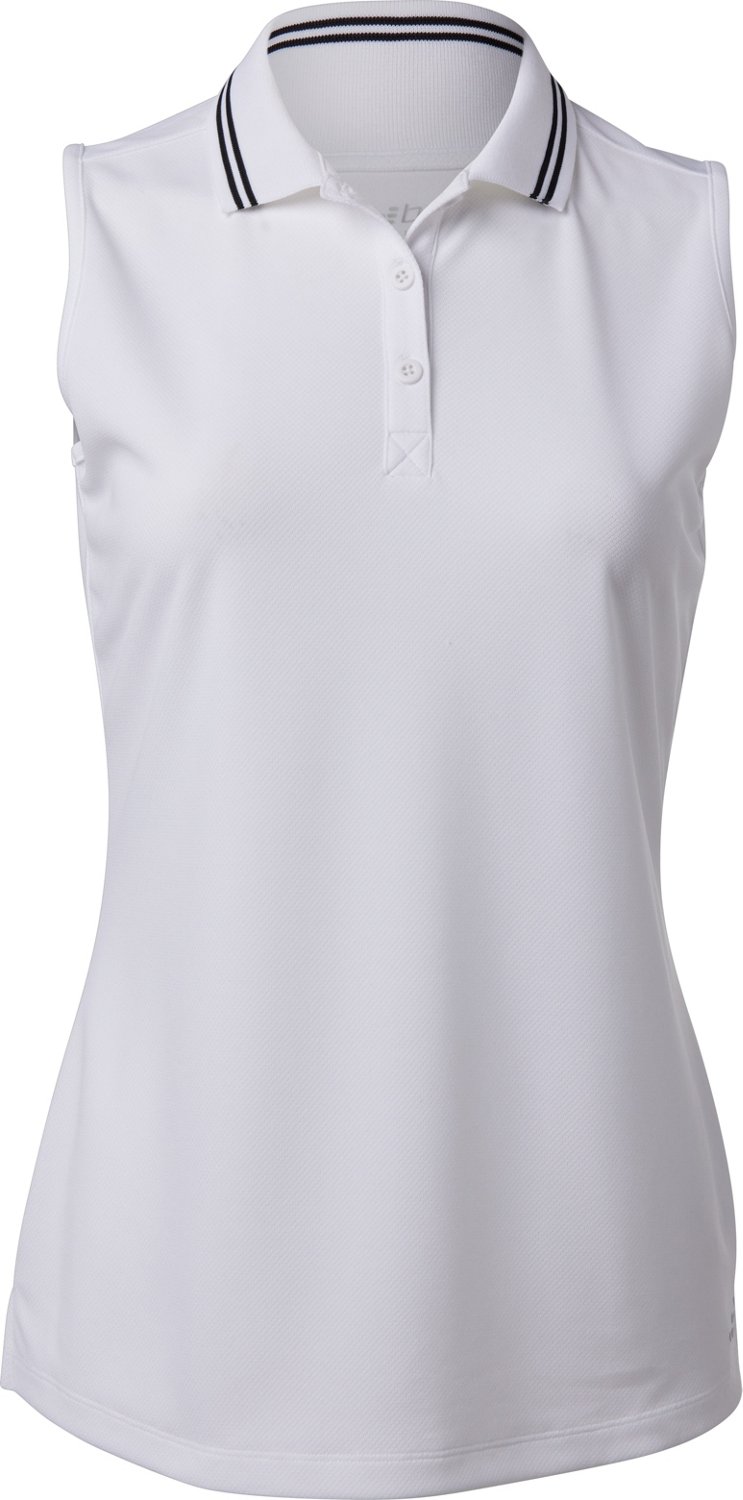 BCG Women's Tennis Sleeveless Polo Shirt