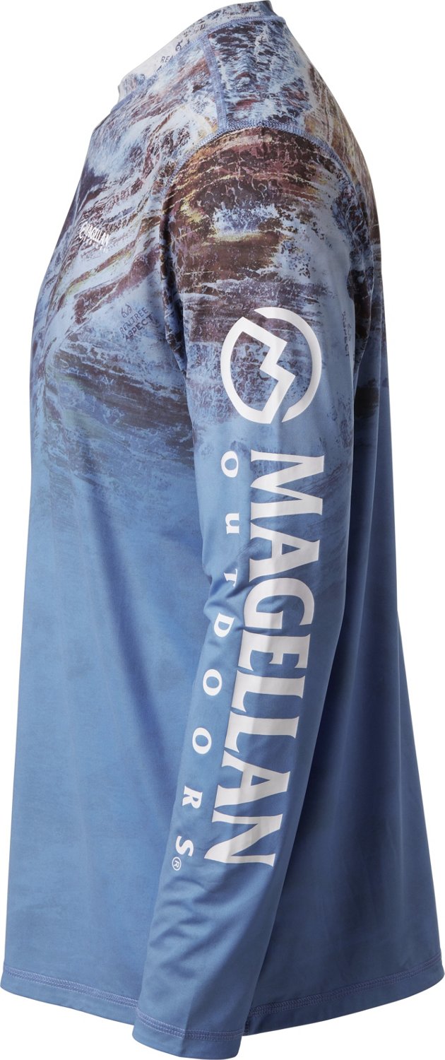 Magellan Outdoors Men's Realtree Aspect Ombre Reversible Long Sleeve T-shirt - view number 3