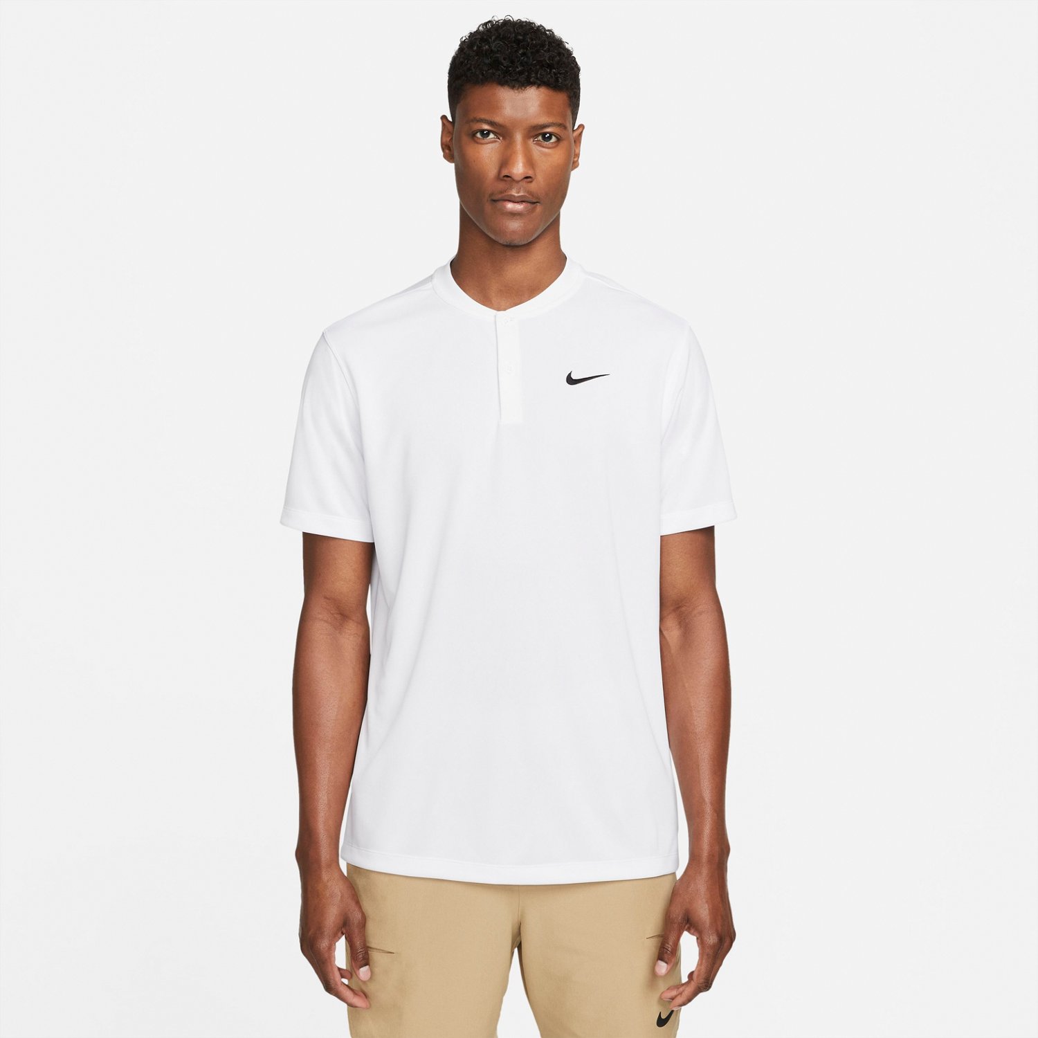 Nike Men's NikeCourt Dri-FIT Solid Blade Polo Shirt | Academy