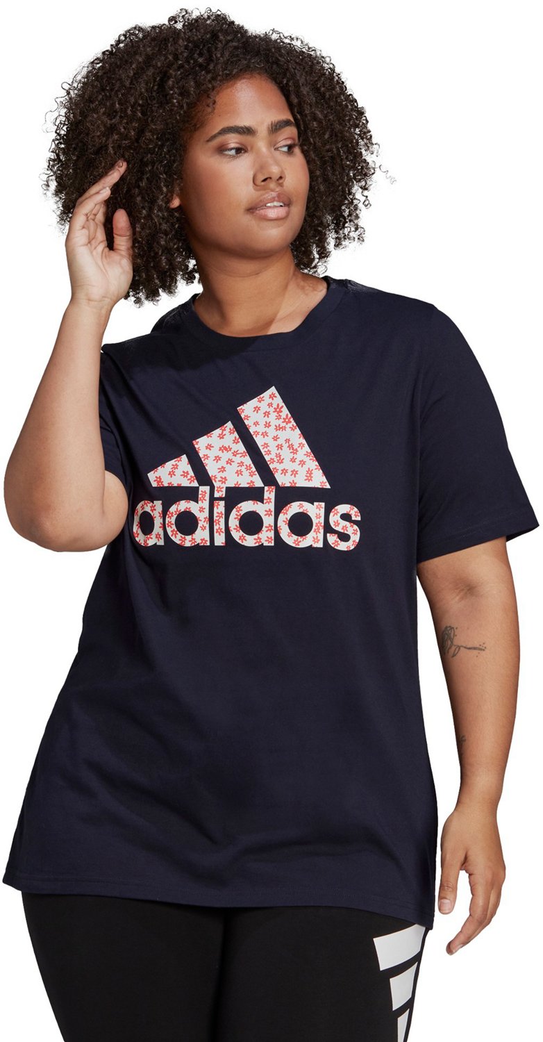 Adidas t cheap shirt women's floral