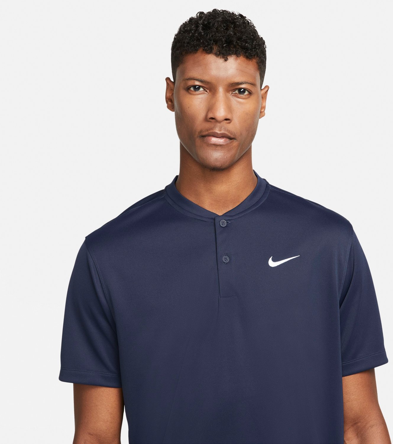 Nike Men's NikeCourt Dri-FIT Solid Blade Polo Shirt | Academy