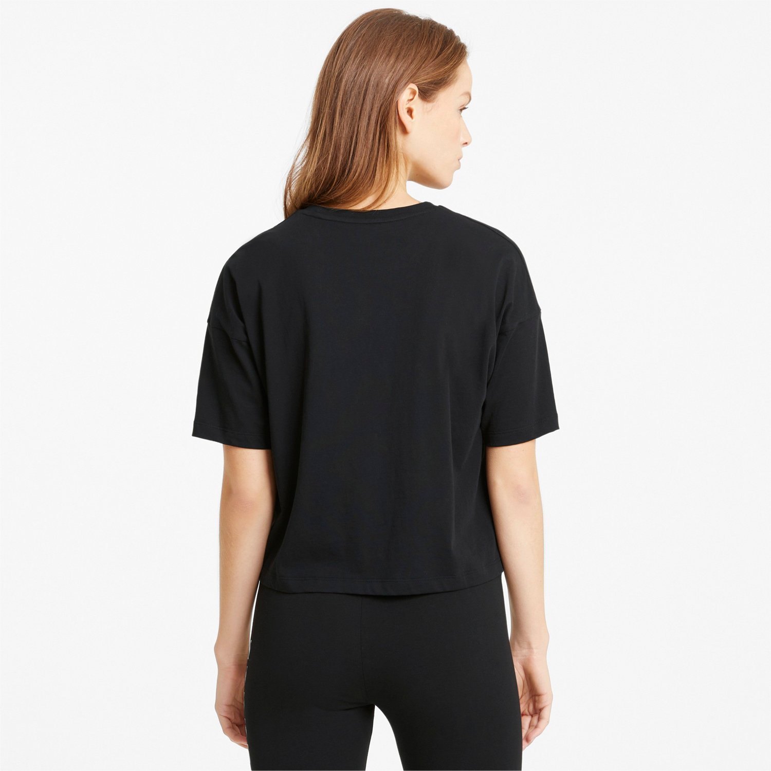 Puma Women's Essentials+ Cropped Logo T-shirt - view number 2