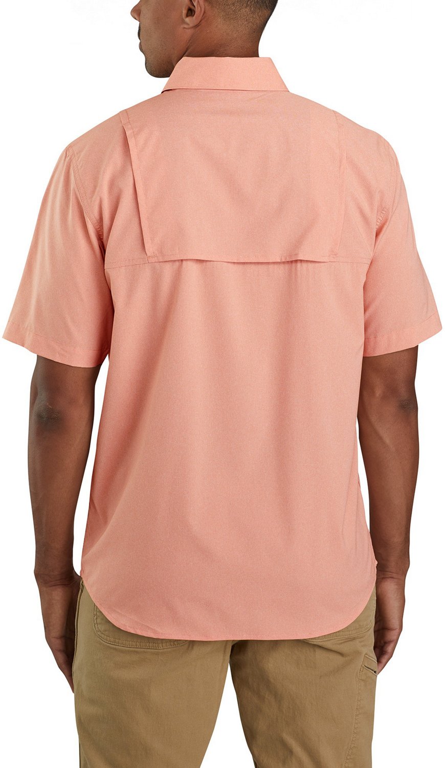 Carhartt Men's Force Relaxed Solid Button Down Short Sleeve Shirt - view number 2