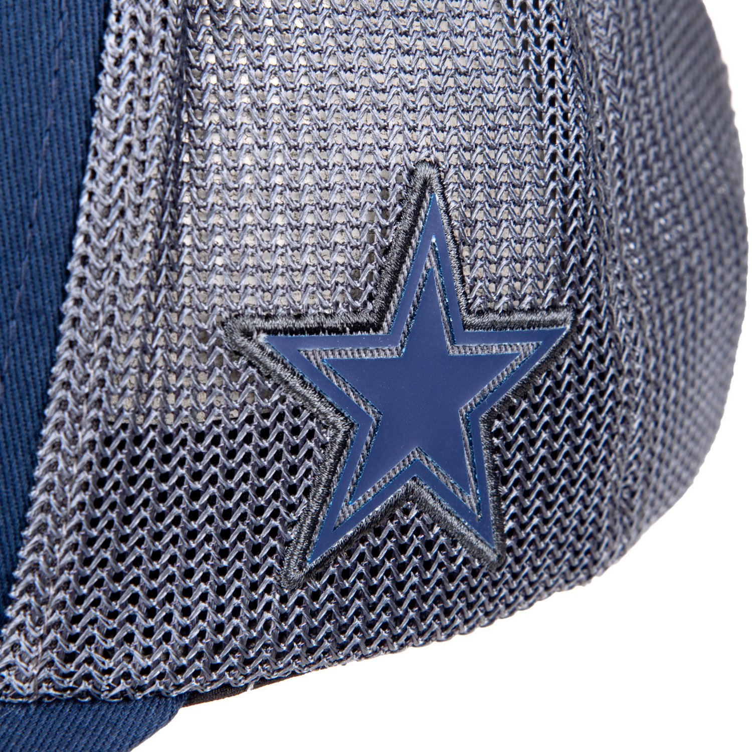 Columbia Sportswear Men's Dallas Cowboys PFG Mesh Snapback Ball Cap                                                              - view number 3