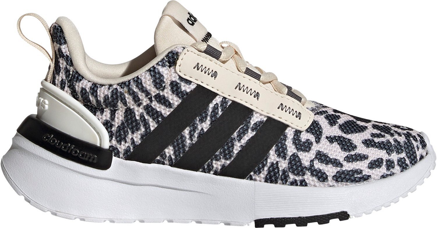 adidas Girls' Racer TR21 Leopard Shoes Shipping at Academy