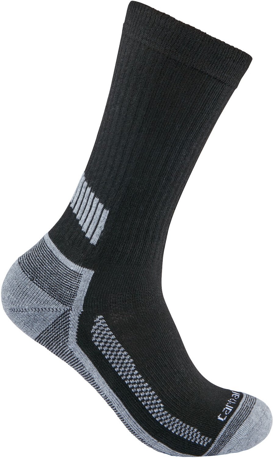 Carhartt Men's Force Midweight Crew Socks 3-Pack | Academy