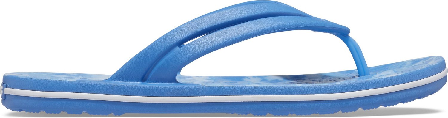Crocs Women's Crocband Bleach Dye Flip Flops Academy