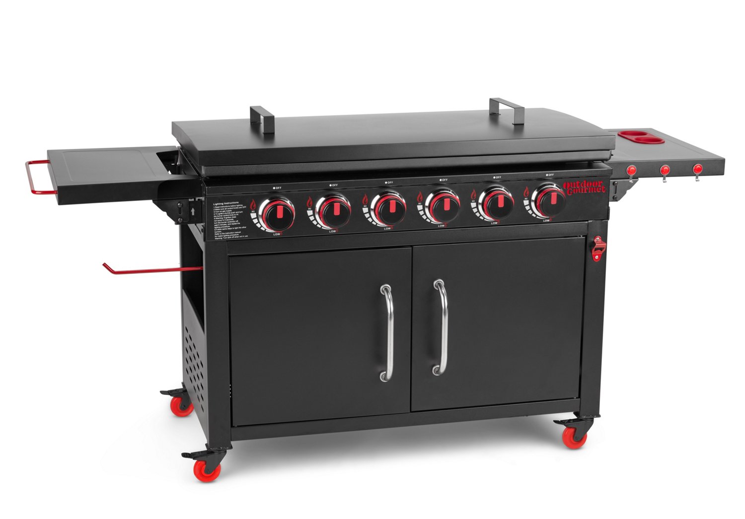 Megamaster  4-Burner Griddle Top Propane Gas Grill