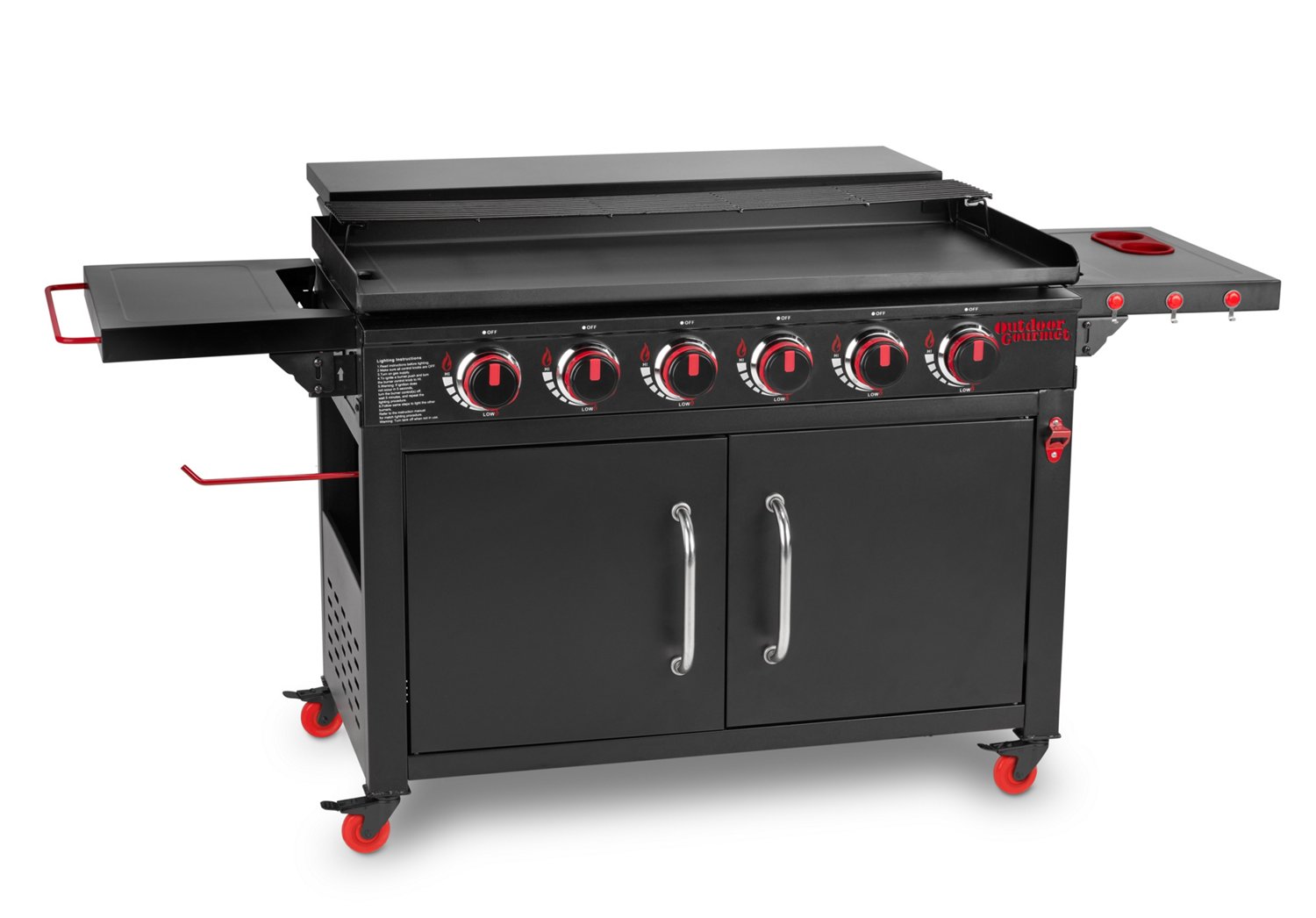 Outdoor Gourmet 6Burner 44 in Griddle Academy
