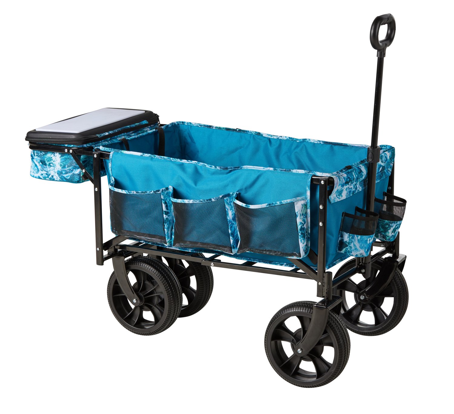  Fishing Cart Wagon - Holds 5 Fishing Poles – Portable