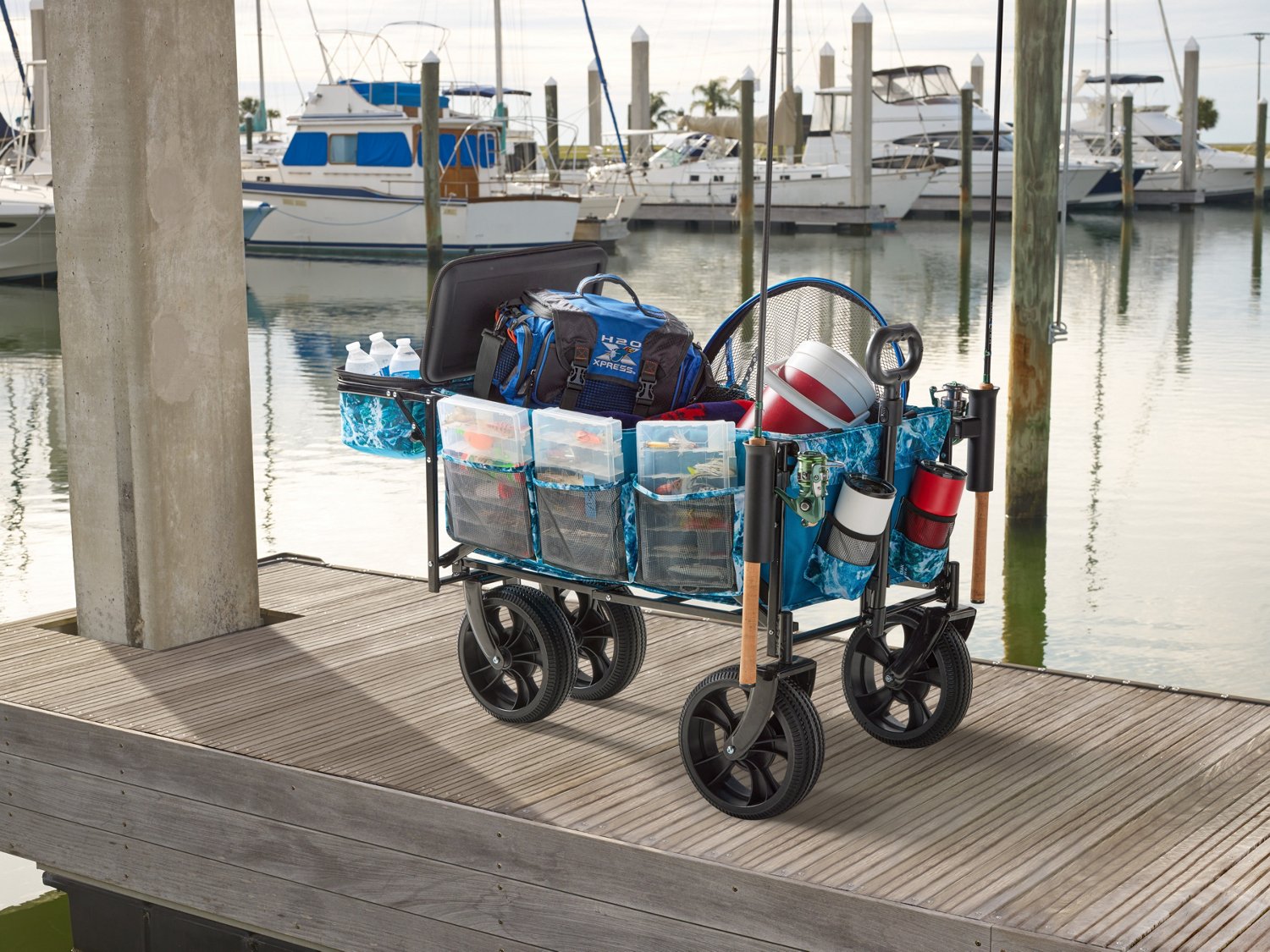 Magellan Outdoors Multipurpose Fishing Wagon Academy