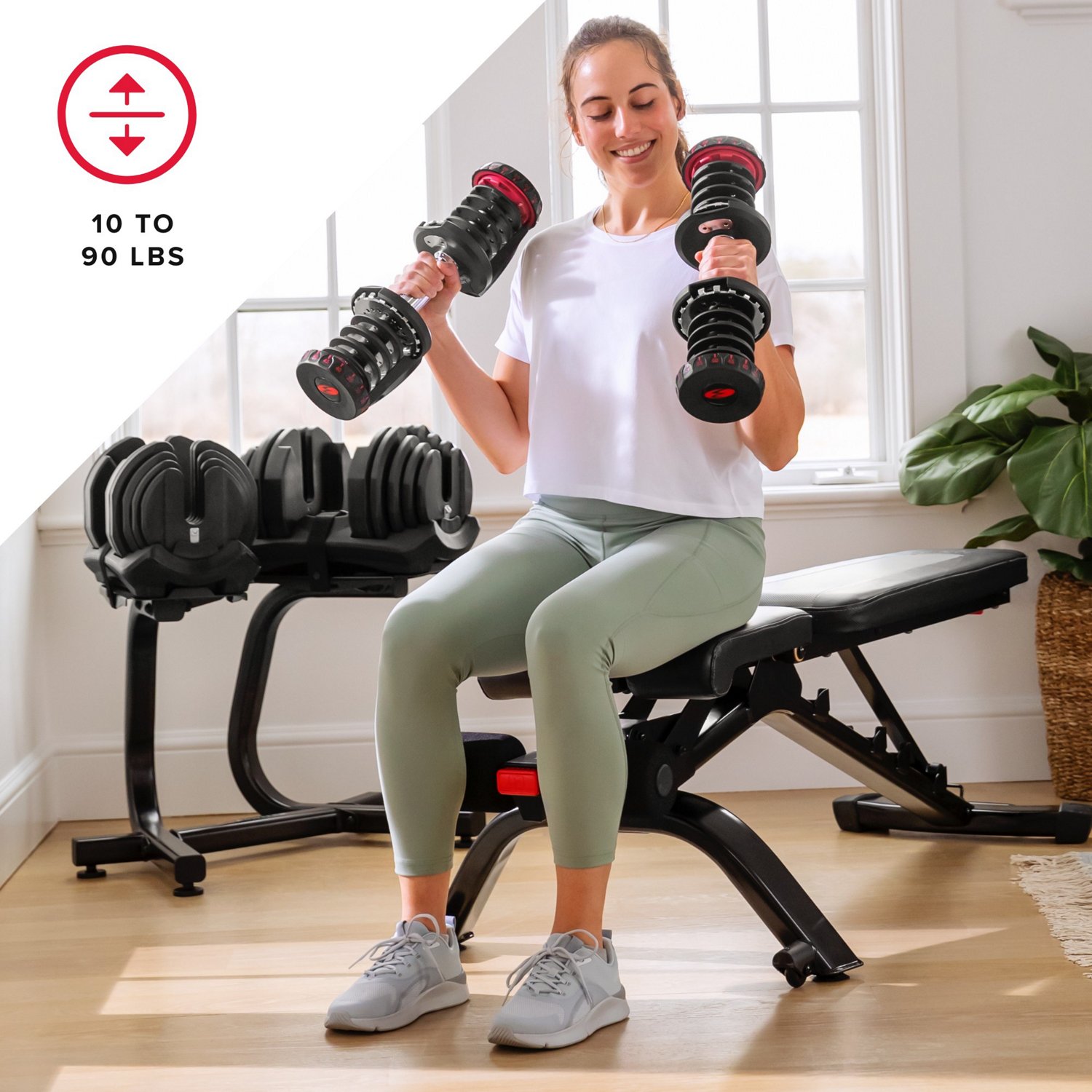 Bowflex 90 deals pound dumbbells