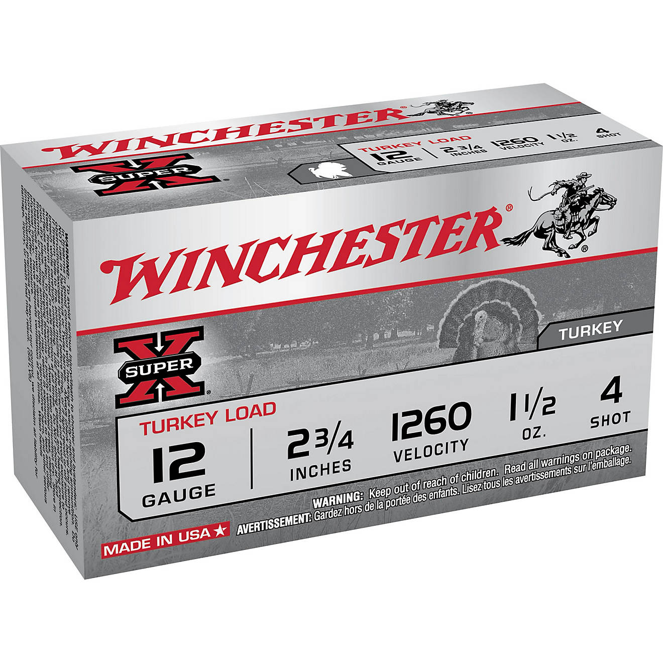 Winchester Super X Turkey 12 Gauge Shotshells | Academy