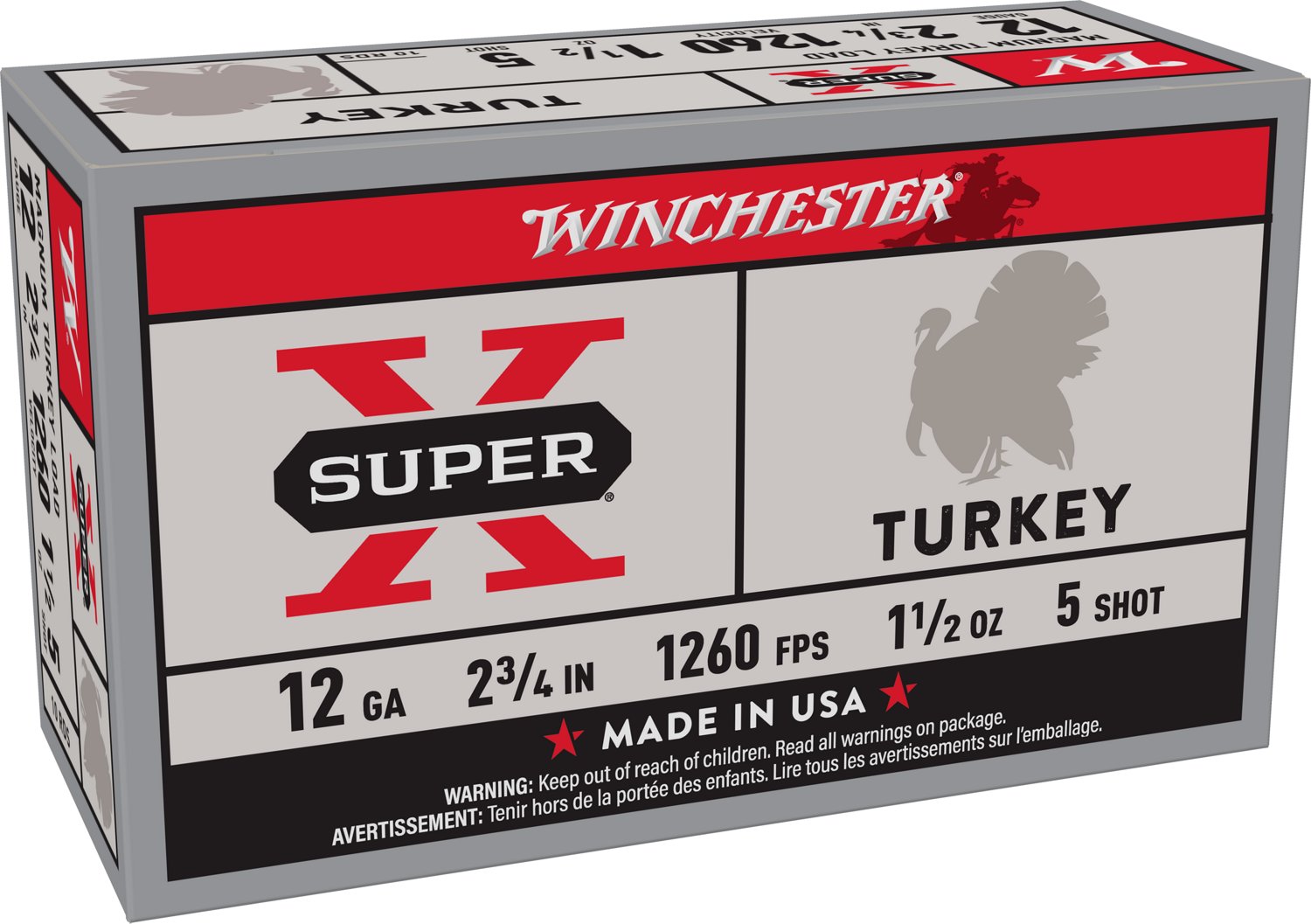 Winchester Super-X High Brass Upland & Small Game 12ga 2-3/4 1-1/4 oz #6  Shot 25/Box - MUNITIONS EXPRESS