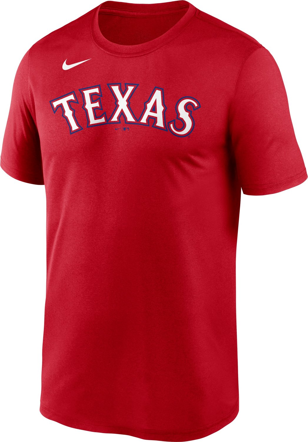 Nike Men's Texas Rangers Wordmark Legend Graphic T-shirt | Academy