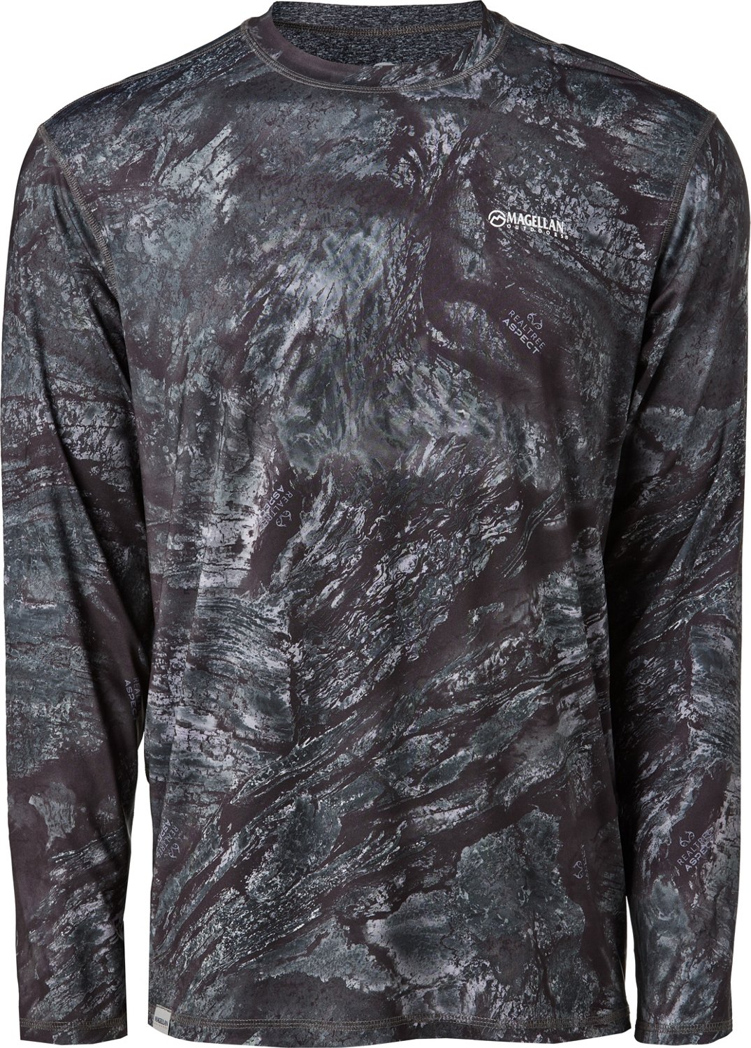 Men's Reversible Long sleeve Magellan Realtree Fishing Shirt 3XL Camo And  Grey