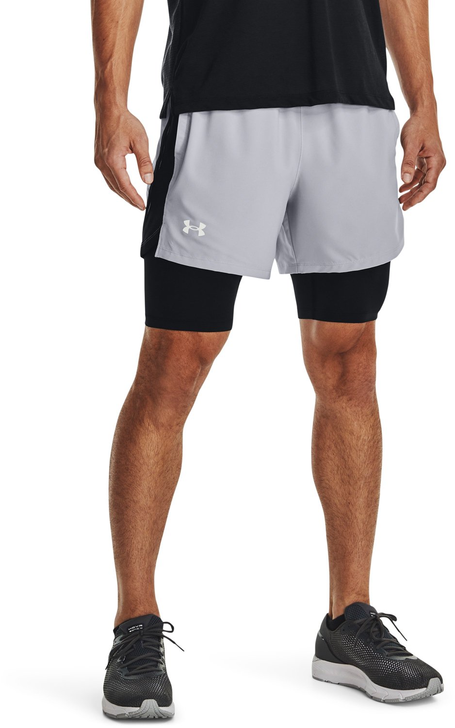 Under Armour Men's Launch SW 2-N-1 Shorts 5 in - view number 3