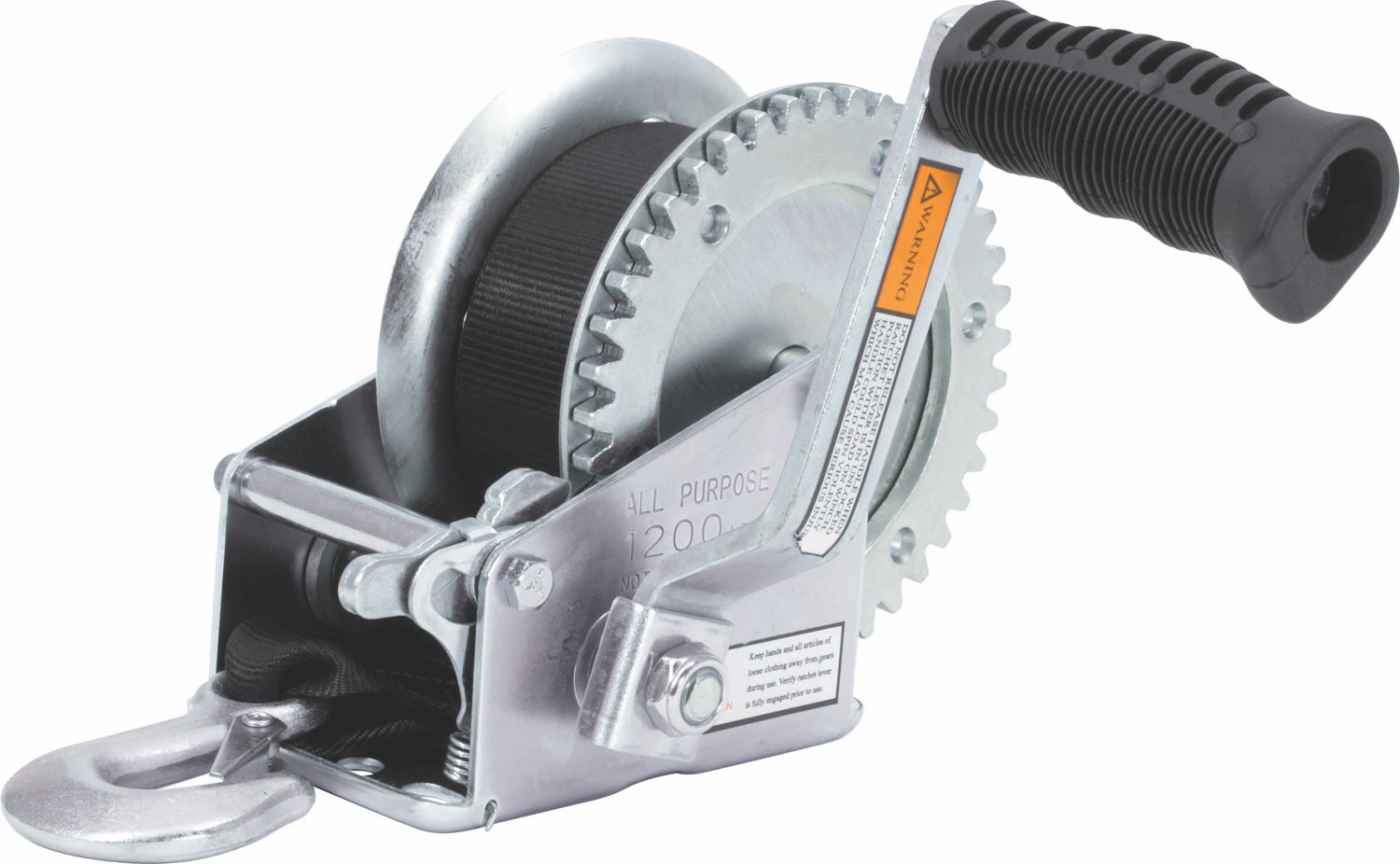SeaSense Zinc 1200 lb Trailer Winch Free Shipping at Academy