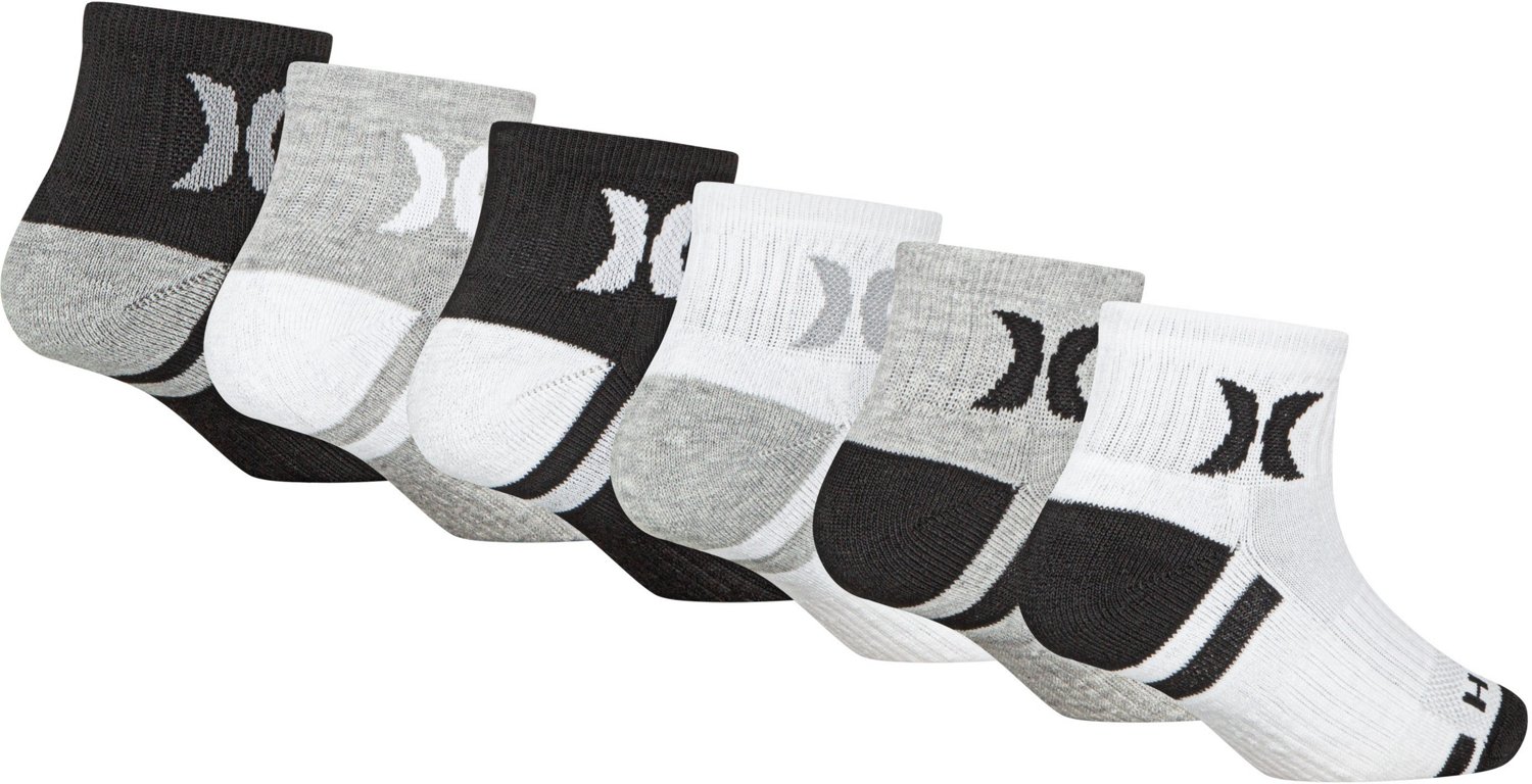 Hurley Kids’ Basics Quarter Socks 10-Pack | Academy