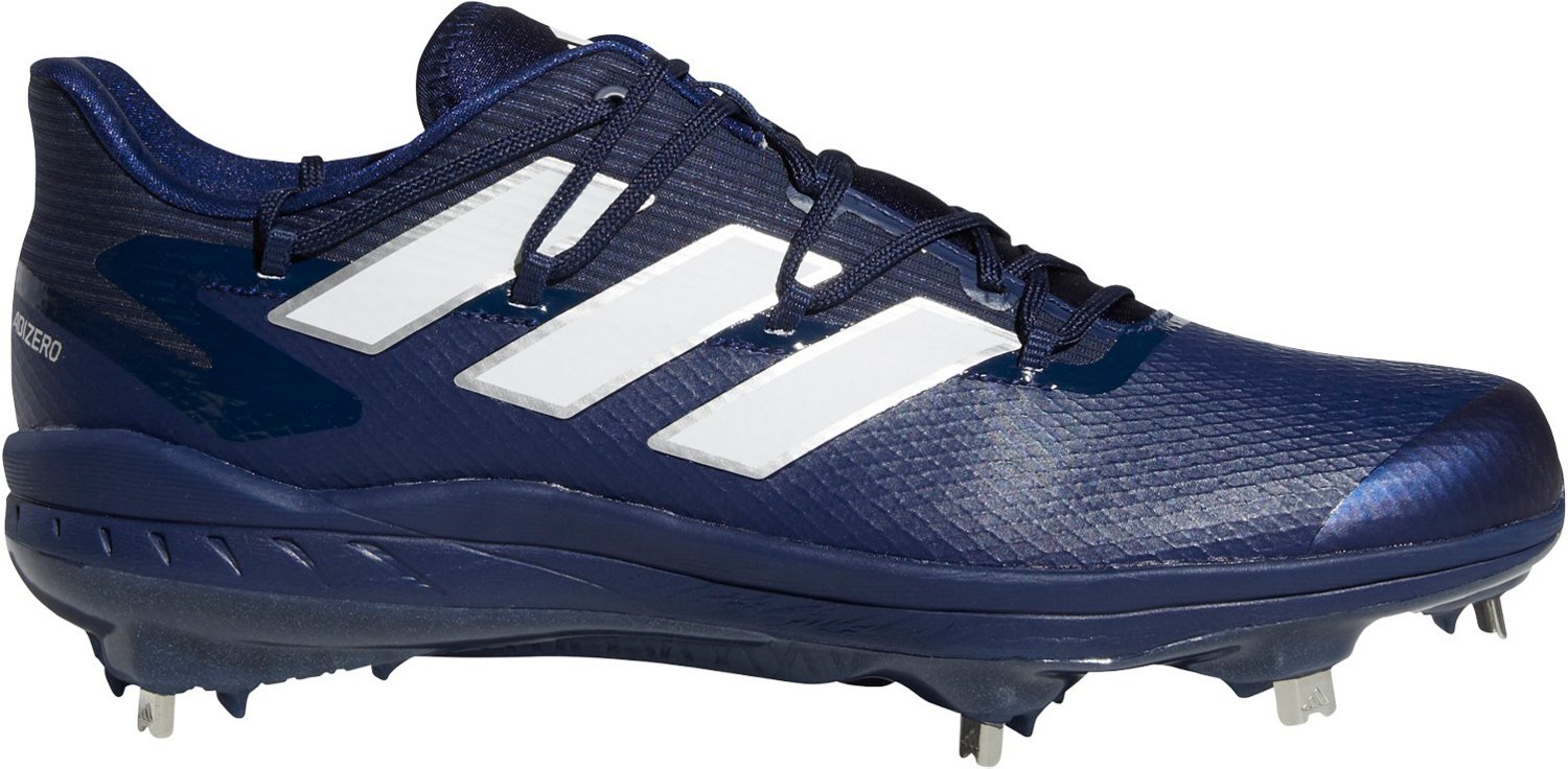 Navy adidas baseball store cleats