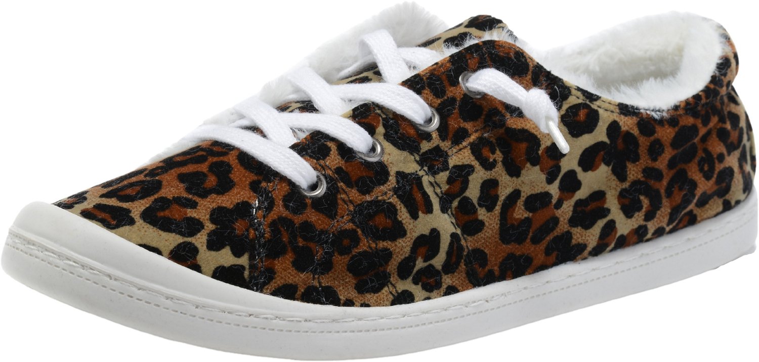 Shaboom Women's Canvas Shoes w/ Long Fur - view number 2