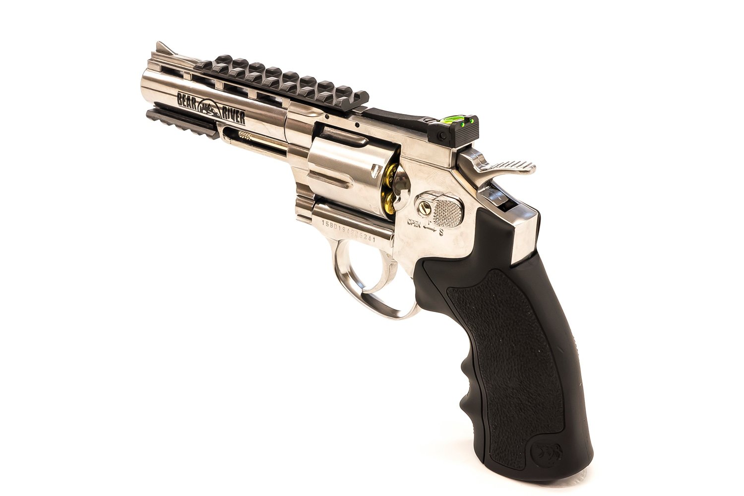 Exterminator 4 Inch Revolver - Chrome Finish – Barra Airguns