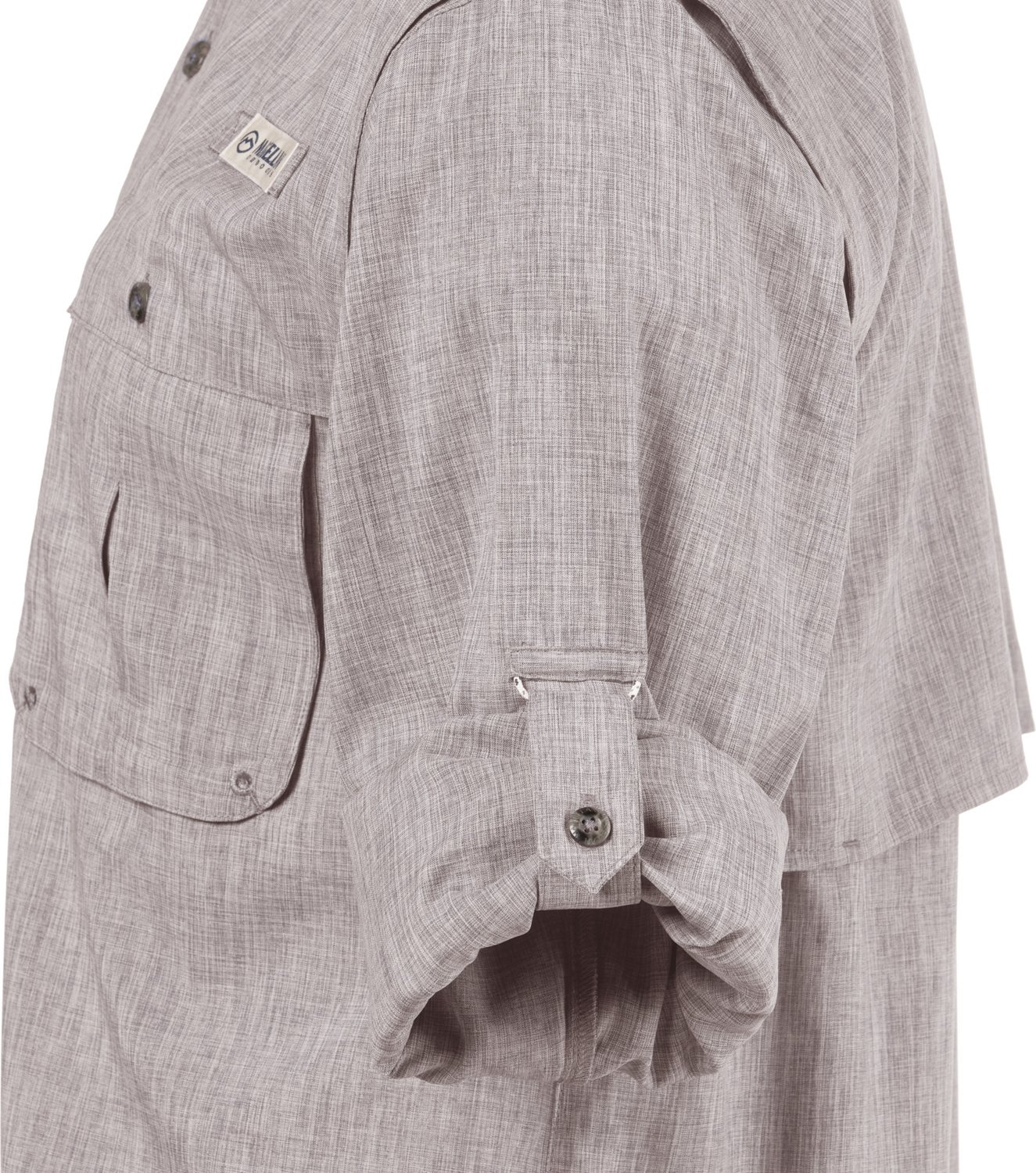 Magellan Outdoors Men's Aransas Pass Heather Long Sleeve Fishing Shirt - view number 3