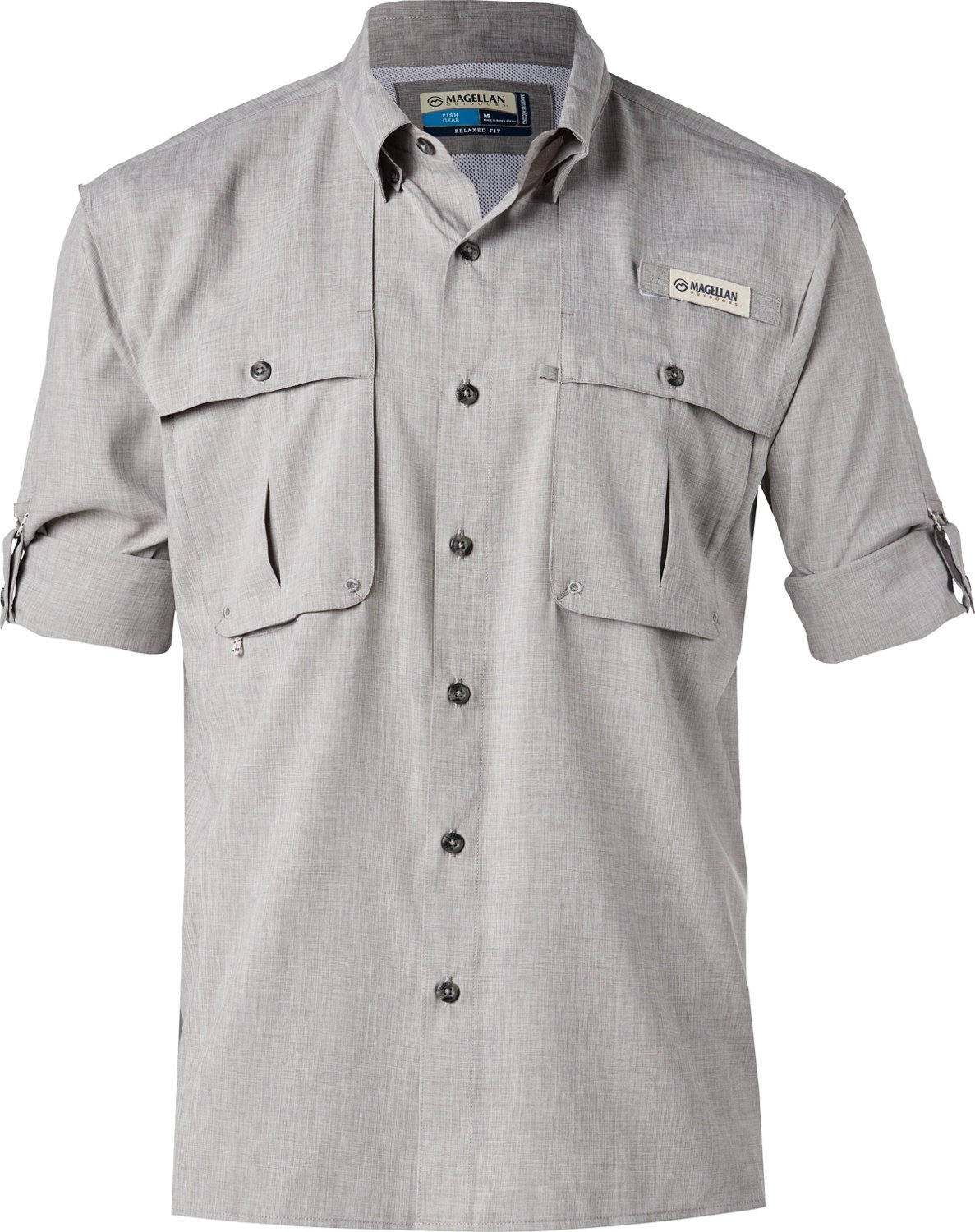 Magellan Outdoors Men's Aransas Pass Heather Long Sleeve Fishing Shirt - view number 7