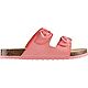 O’Rageous Girls’ 2 Buckle Heart Footbed Sandals                                                                              - view number 1 selected