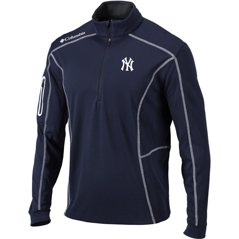 Columbia Sportswear Men's New York Yankees Shotgun 1/4 Zip Pullover