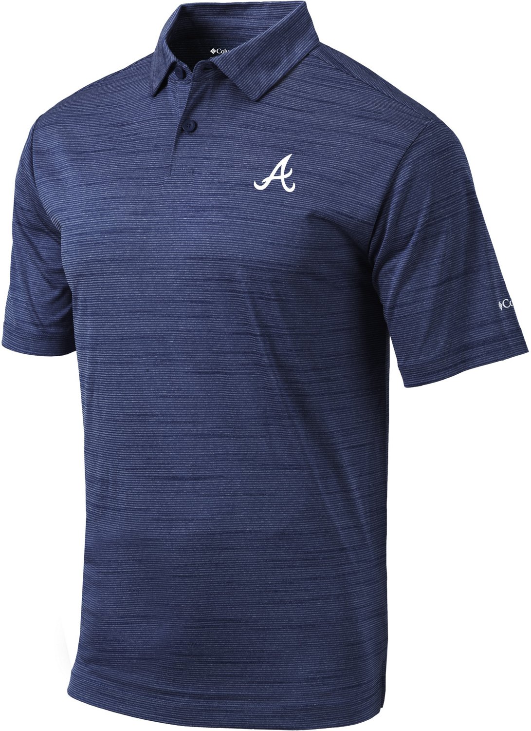 Men's Columbia Red Atlanta Braves Omni-Wick Polo Size: Small